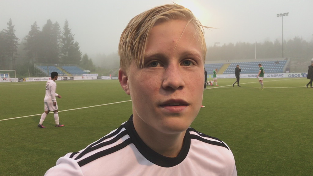 Talentet: Even Larsen sikter mot A-stallen